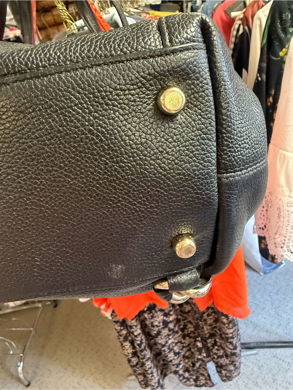 🖤GUC Coach Black Leather Shoulder Bag - Picture 10 of 15